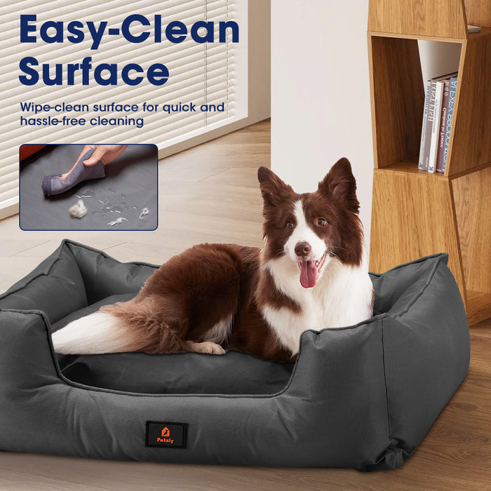 Waterproof Pet Dog Bed Pet Sofa Orthopaedic Removable Black Xxx Large