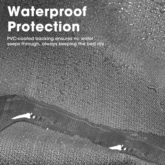 Waterproof Pet Dog Bed Pet Sofa Orthopaedic Removable Black Xxx Large