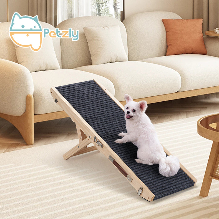 Foldable Dog Ramps Adjustable 4 Heights Pet Ramp Folding Portable Small