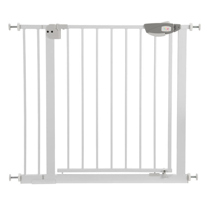 Adjustable Metal Baby Gate With Pressure Mount Fastening Medium