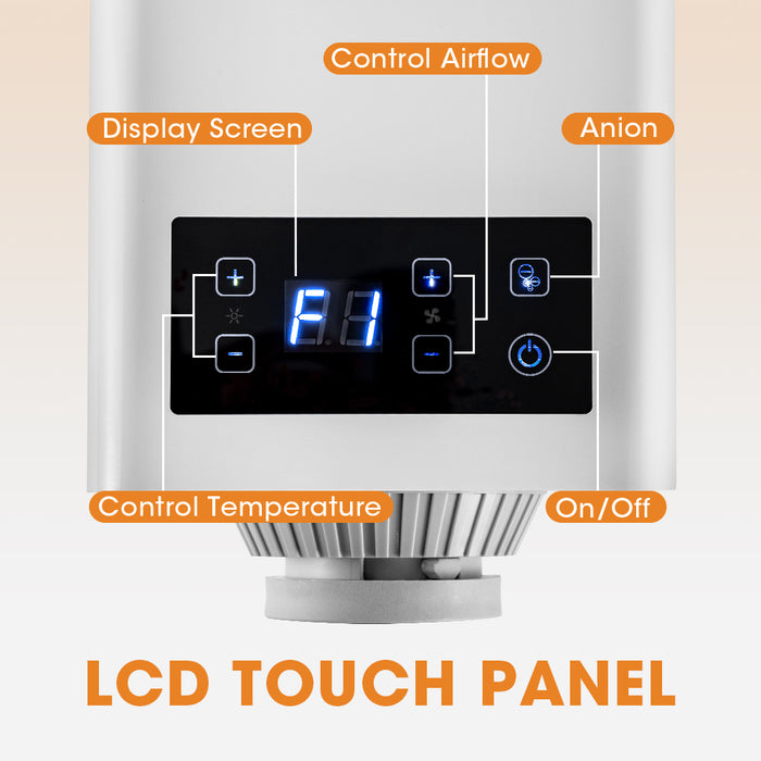 3200W Pet Hair Dryer Blower Lcd Touch Cat Dog Grooming 4 Nozzles