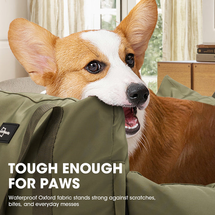 3-In-1 Dog Car Seat Detachable Dog Sofa With Side Pocket