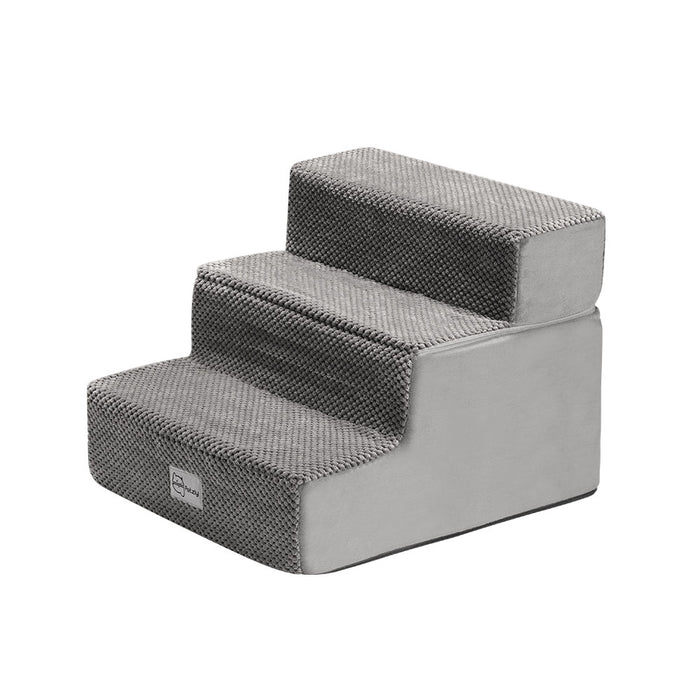 3 Tiers Dog Ramp Steps Pet Stairs Portable Indoor For Bed Sofa