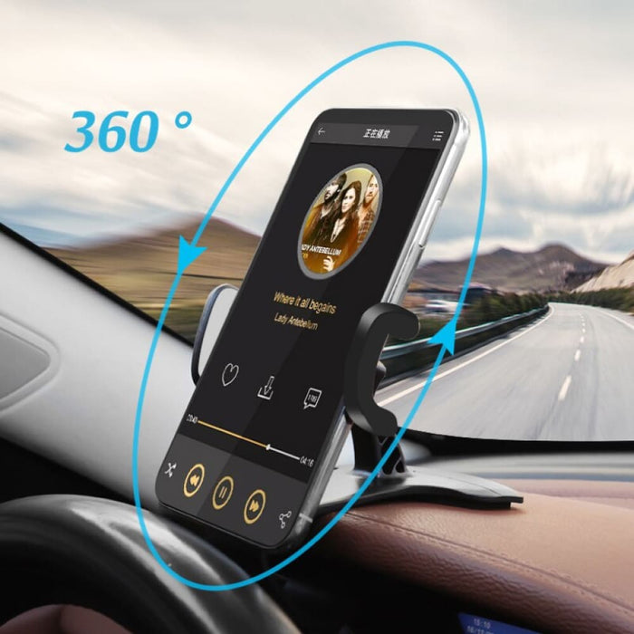 Car Phone Holder Universal Dashboard Easy Clip Mount Gps