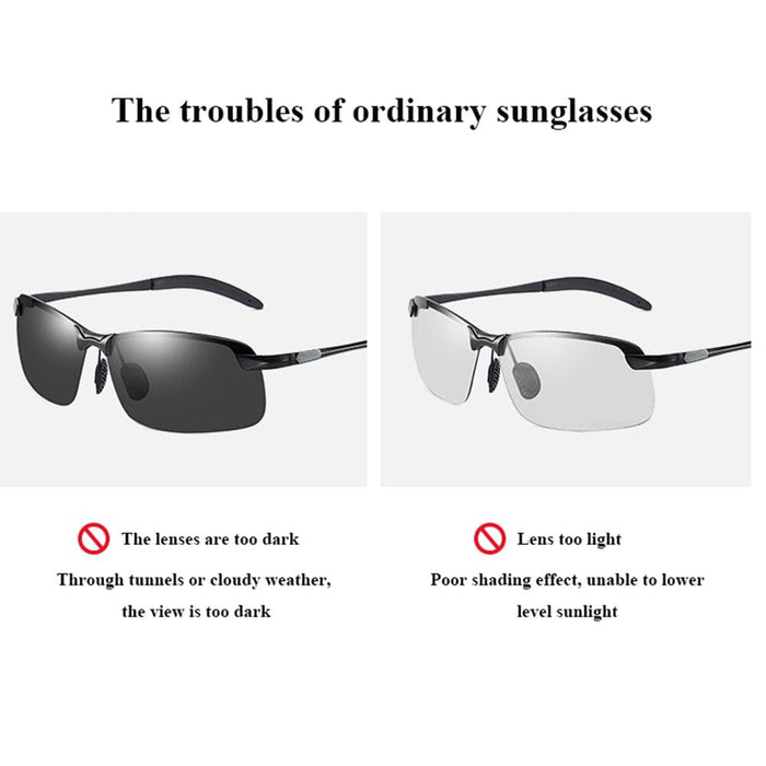 Photochromic Sunglasses Men Polarized Driving Chameleon