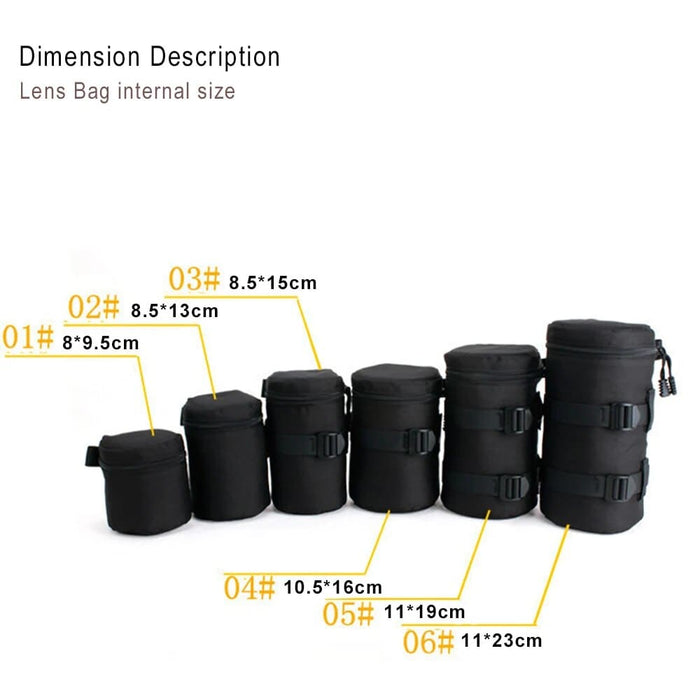 Photographic Accessory Dslr Camera Lens Bag Pouches