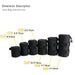 Photographic Accessory Dslr Camera Lens Bag Pouches