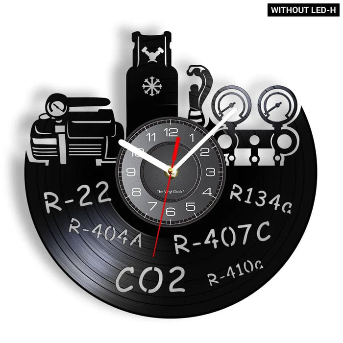 Physics Vinyl Record Wall Clock
