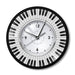 Do Re Mi Piano Keyboard Wall Clock Music Themed Silent