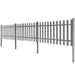 Picket Fence with Posts 3 Pcs Wpc 600x60 Cm Axnxl
