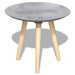Two Piece Side Table/coffee Table Set 55 Cm&44 Cm Concrete