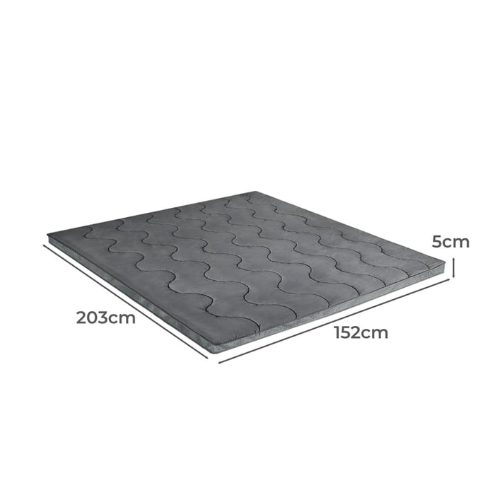 Pillowtop Mattress Topper Protector Bed Luxury Mat Pad Home