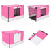 Pink Cage Cover Enclosure for Wire Dog Crate 36in