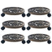 Plant Trolleys 6 Pcs Bronze 30 Cm Plastic Anxxi