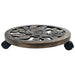 Plant Trolleys 6 Pcs Bronze 38 Cm Plastic Anxxk