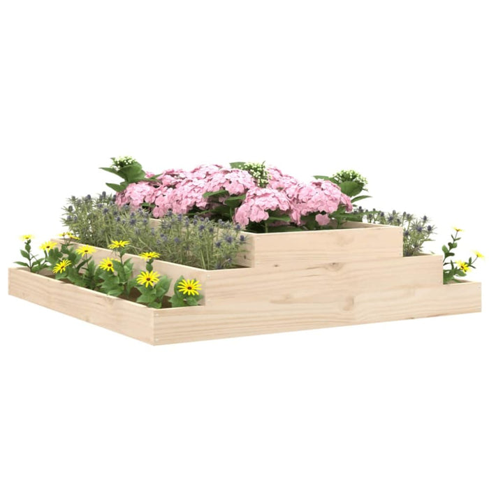 Planter 110x110x27 Cm Solid Wood Pine Nxtnkk