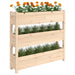 Planter 112x25x104.5 Cm Solid Wood Pine Nxtkxb