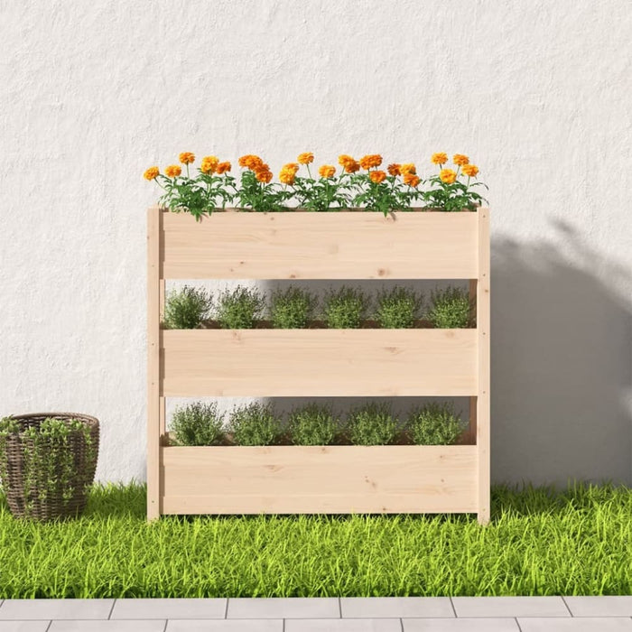 Planter 112x25x104.5 Cm Solid Wood Pine Nxtkxb