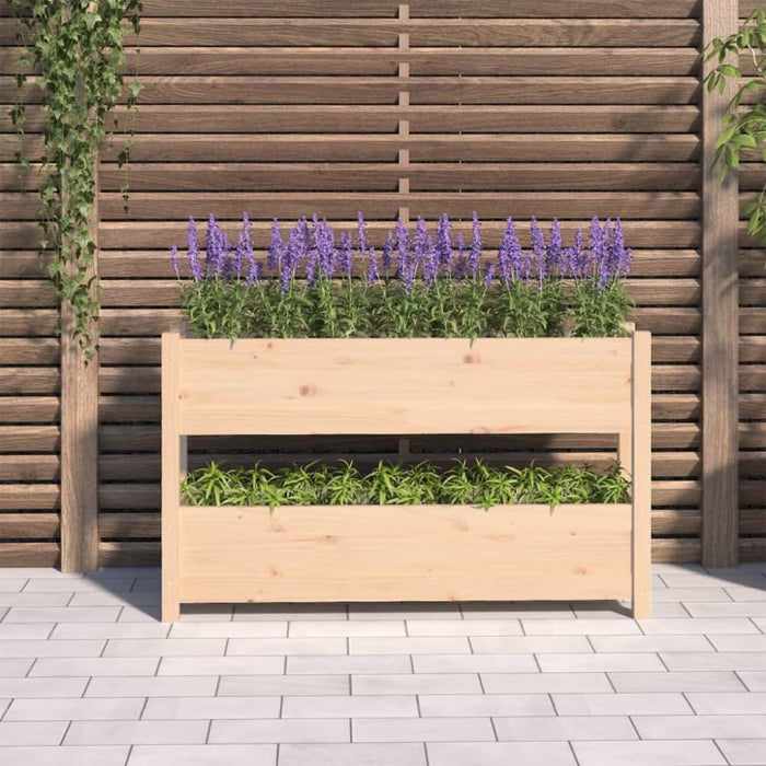 Planter 112x25x66 Cm Solid Wood Pine Nxtkxi