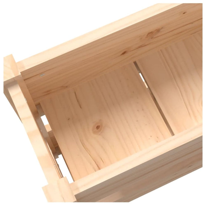 Planter 112x25x66 Cm Solid Wood Pine Nxtkxi