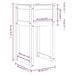 Planter 40x40x81 Cm Solid Wood Pine Nxxoxx