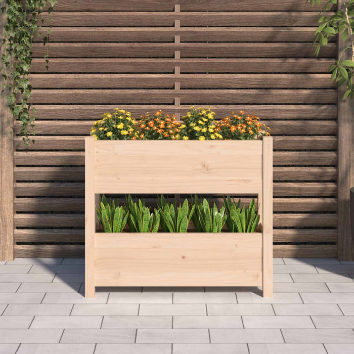 Planter 77x25x66 Cm Solid Wood Pine Nxtkao