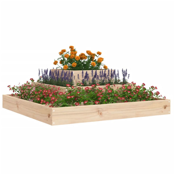 Planter 80x80x27 Cm Solid Wood Pine Nxtnla
