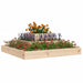 Planter 80x80x27 Cm Solid Wood Pine Nxtnla