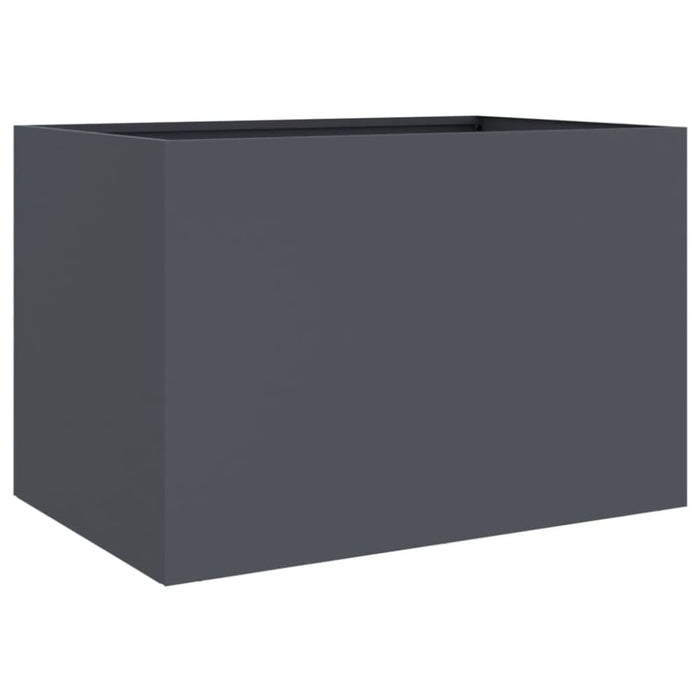 Planter Anthracite 62x40x39 Cm Cold-rolled Steel Naopki