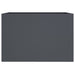 Planter Anthracite 62x40x39 Cm Cold-rolled Steel Naopki