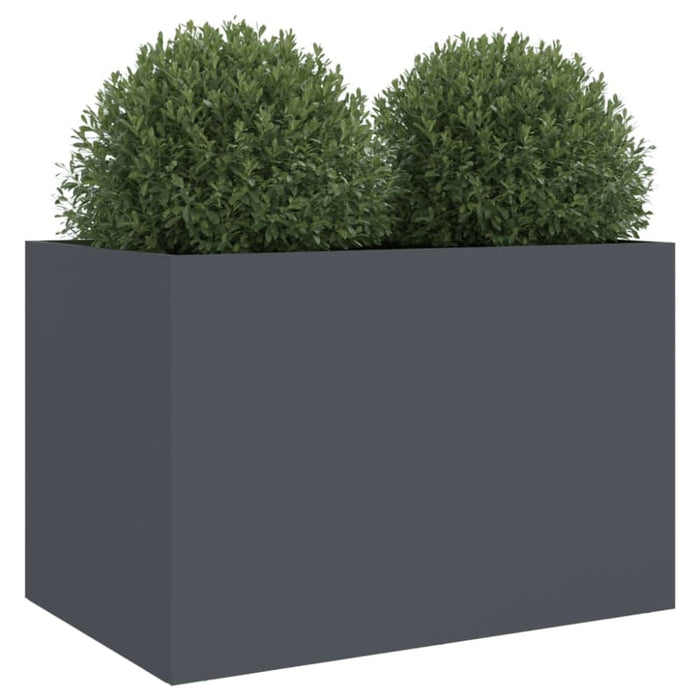 Planter Anthracite 62x40x39 Cm Cold-rolled Steel Naopki