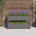 Planter Grey 112x25x66 Cm Solid Wood Pine Nxtkxk
