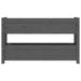 Planter Grey 112x25x66 Cm Solid Wood Pine Nxtkxk