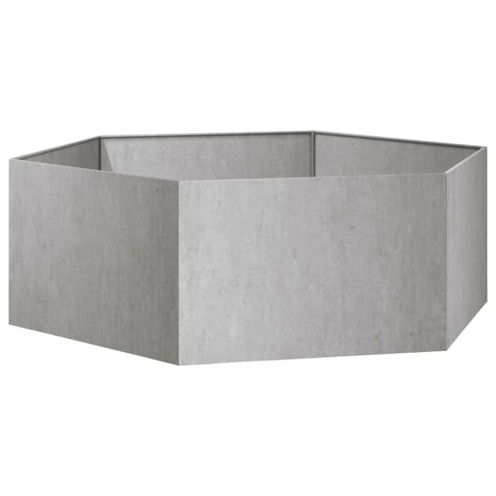 Planter Grey 120x120x45 Cm Corten Steel Nxtlii