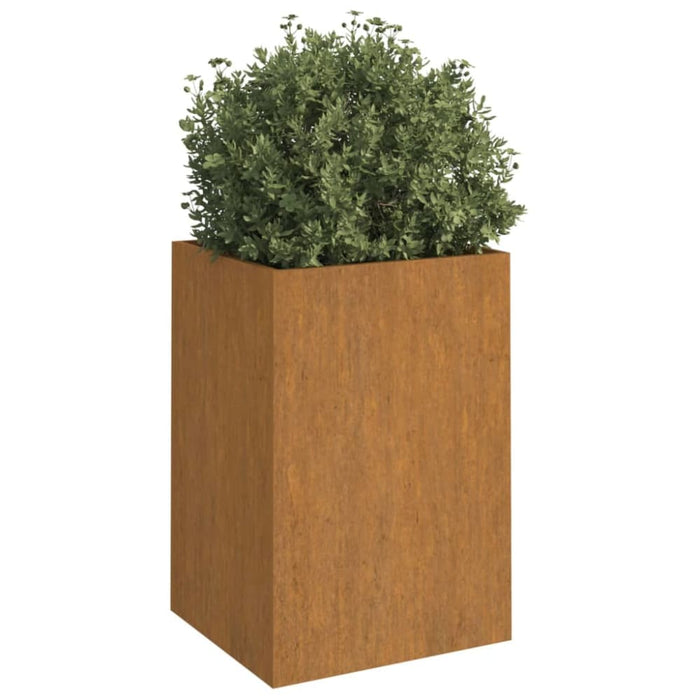 Planter Grey 52x48x75 Cm Weathering Steel Nxoppp