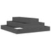 Planter Grey 80x80x27 Cm Solid Wood Pine Nxtnka