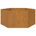 Planter Grey 90x90x45 Cm Corten Steel Nxtlil