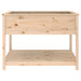 Planter with Shelf 111.5x111.5x81 Cm Solid Wood Pine Nxtnbo