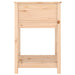 Planter with Shelf 54x54x81 Cm Solid Wood Pine Nxtiit