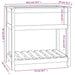 Planter with Shelf 82.5x54x81 Cm Solid Wood Pine Nxtinb