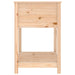 Planter with Shelf 82.5x54x81 Cm Solid Wood Pine Nxtinb