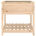 Planter with Shelf 82.5x82.5x81 Cm Solid Wood Pine Nxtika