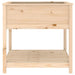 Planter with Shelf 82.5x82.5x81 Cm Solid Wood Pine Nxtika