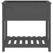 Planter with Shelf Grey 82.5x54x81 Cm Solid Wood Pine Nxtinx