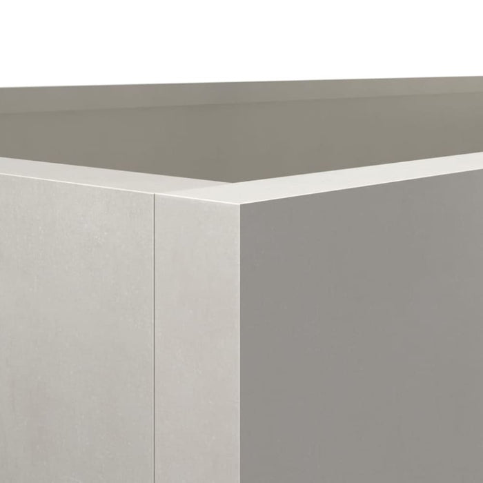 Planter Silver 62x40x39 Cm Stainless Steel Naopkk