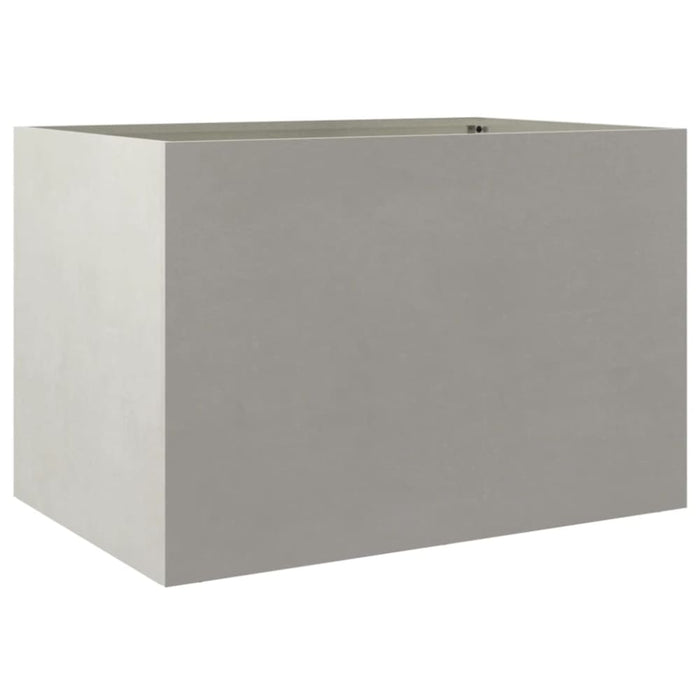 Planter Silver 62x40x39 Cm Stainless Steel Naopkk