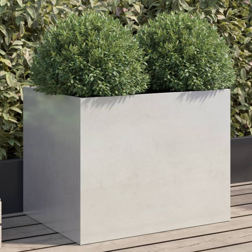 Planter Silver 62x47x46 Cm Stainless Steel Naolbp