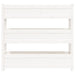 Planter White 112x25x104.5 Cm Solid Wood Pine Nxtkxo