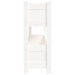 Planter White 112x25x66 Cm Solid Wood Pine Nxtkxn