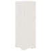 Plastic Cabinet 40x43x125 Cm Wood Design Angora White Tablba